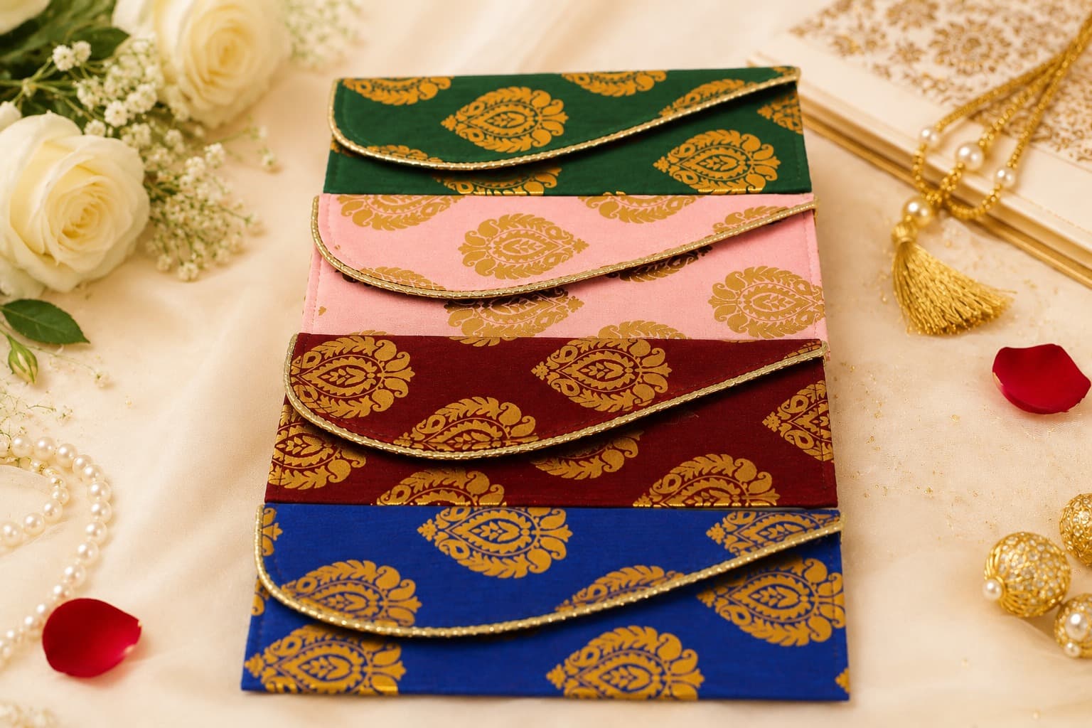 Handcrafted heirloom essentials for the grand celebration.